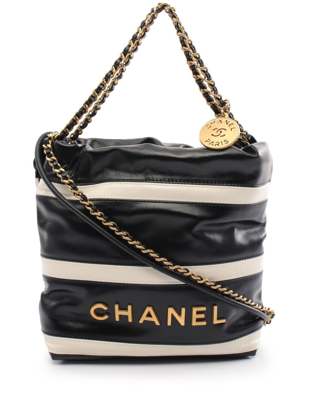 2020s mini Chanel 22 shoulder bag - Black