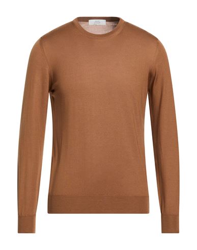 Man Sweater Brown Size 46 Merino Wool