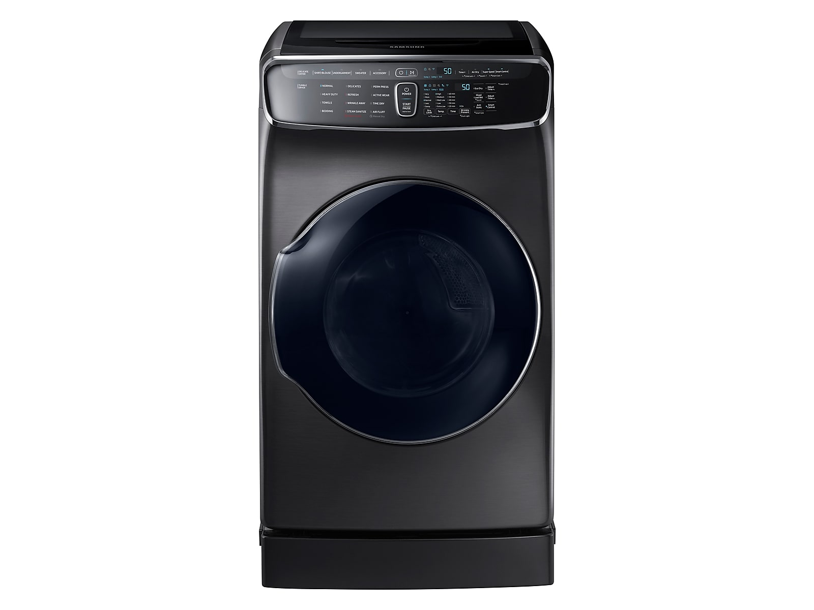7.5 cu. ft. Smart Electric Dryer with FlexDry™ in Black Stainless Steel(DVE60M9900V/A3)
