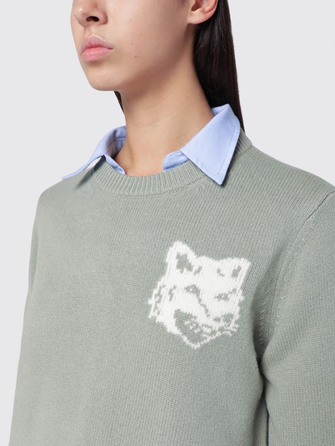 Sweater MAISON KITSUNÉ Woman color Green