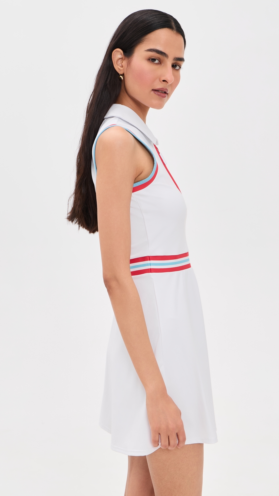 Fairway Dress Super White/Ruby