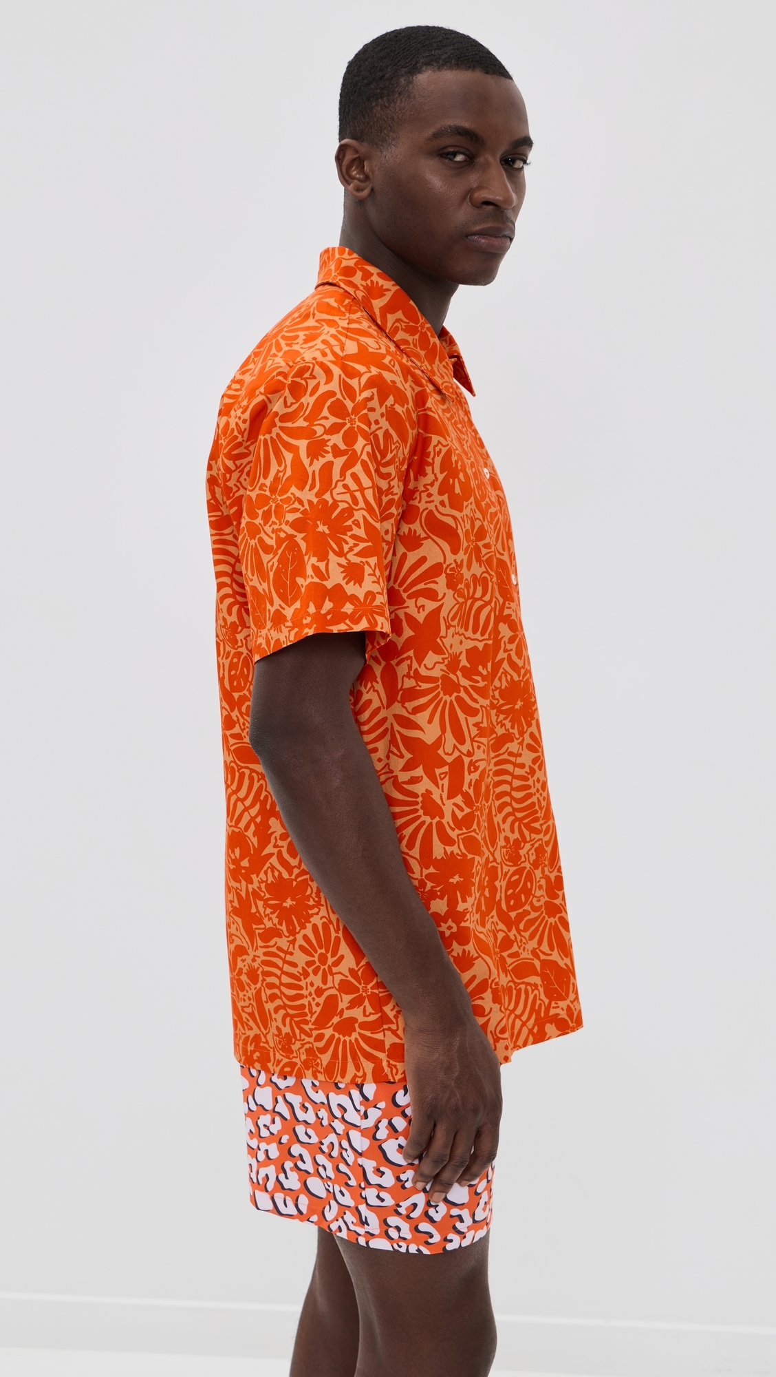 St. Tropez Camp Shirt Orange