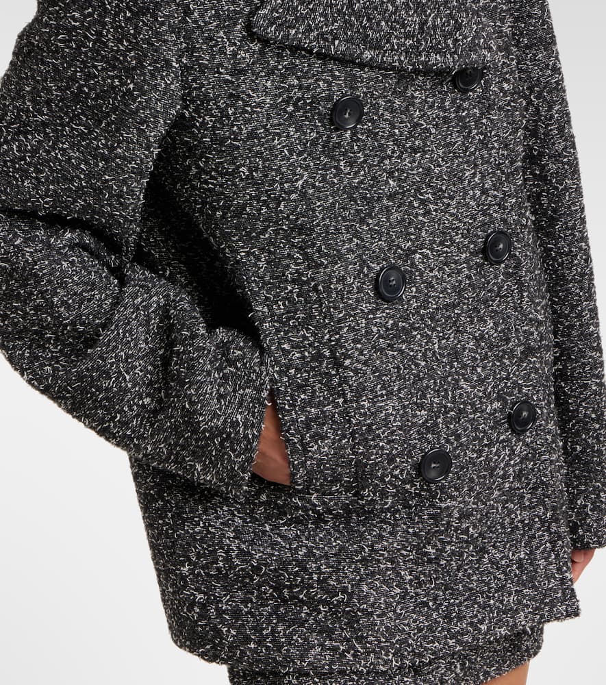 Olaf wool and cotton-blend coat