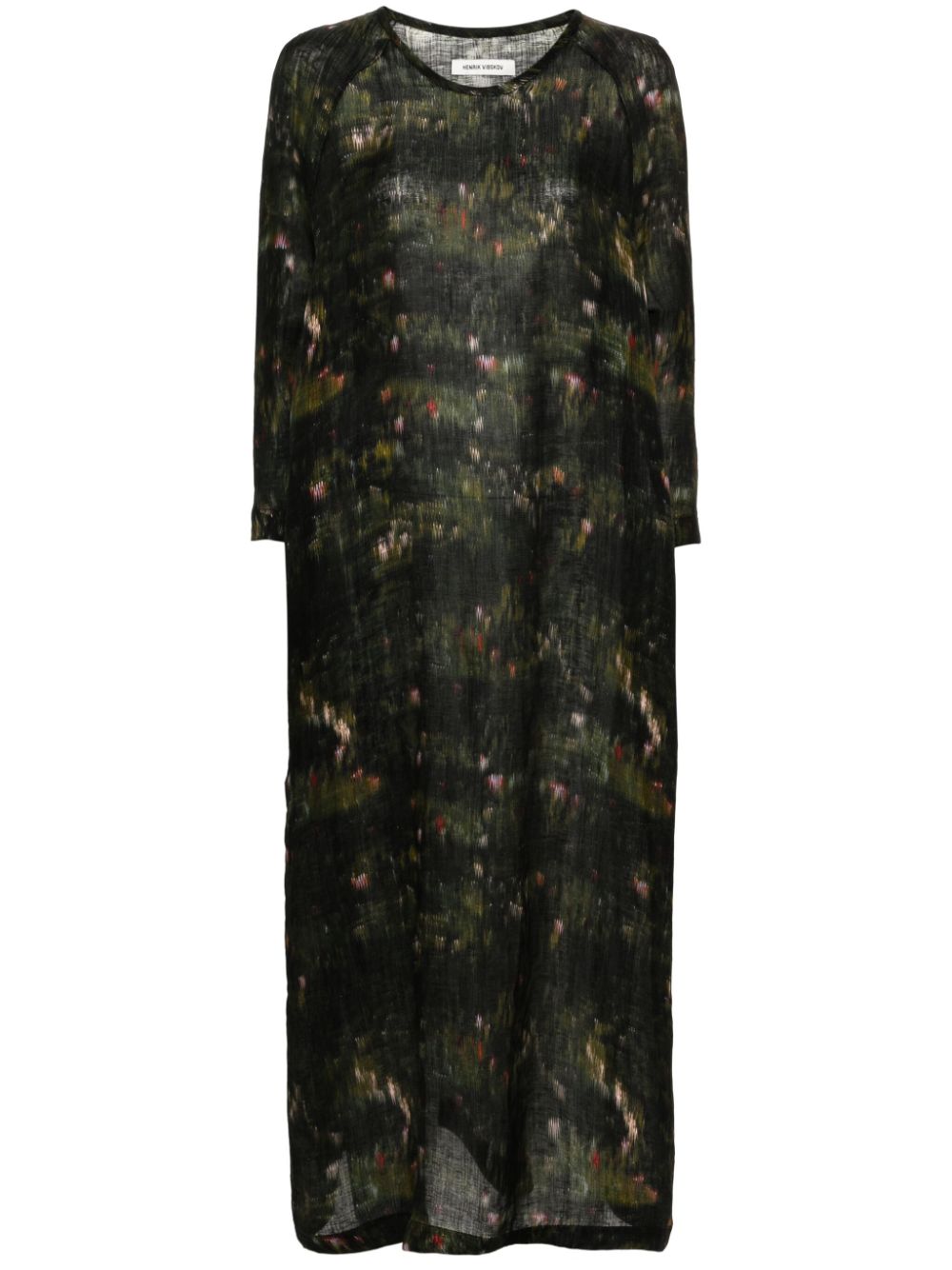 Bind midi dress - Black