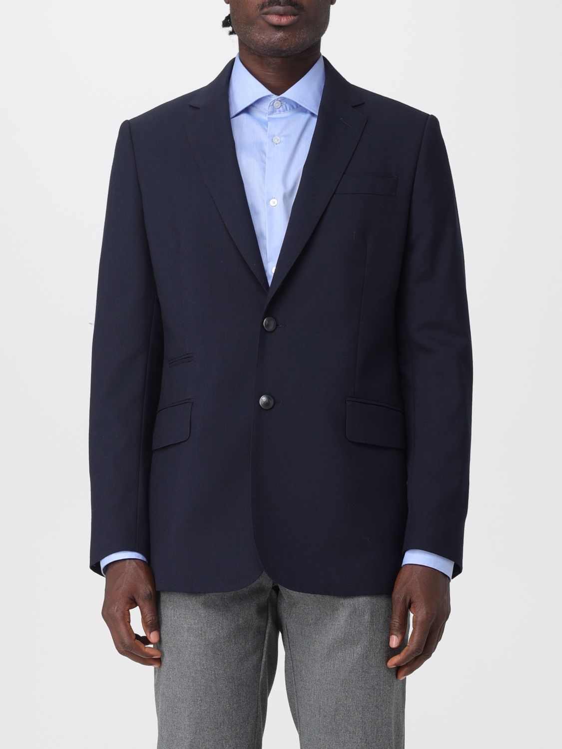 Blazer Men color Denim