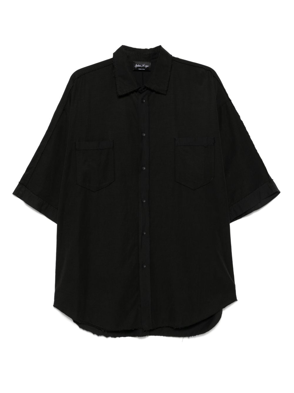 Andrea Ya'aqov cotton shirt - Black
