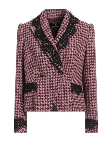 Woman Blazer Plum Size 6 Polyester, Wool