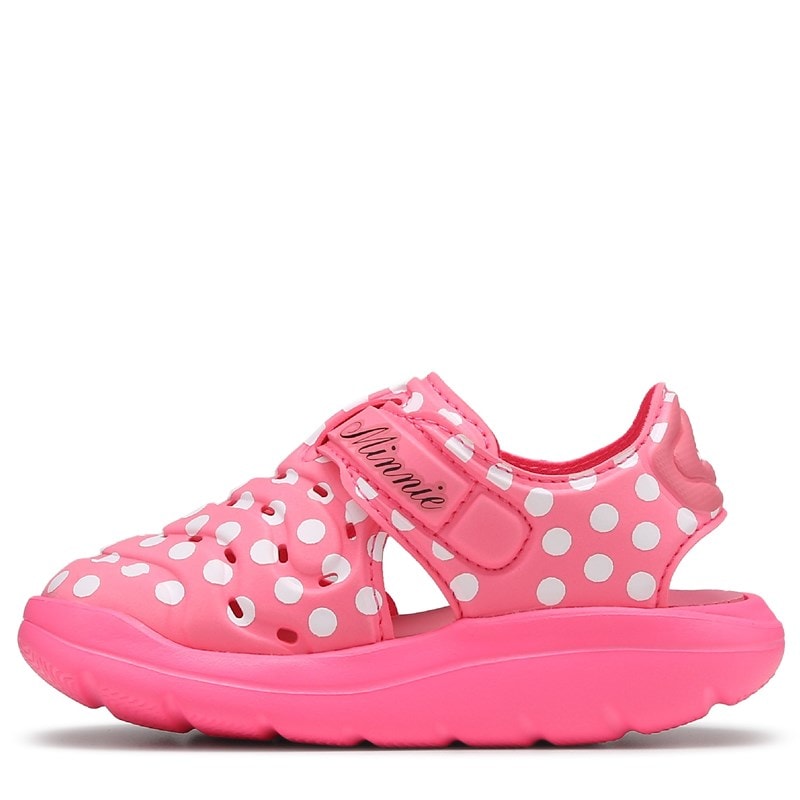 Kids' Disney Minnie Mouse Water Sandal Baby/Toddler Sandals (Light Pink Minnie)