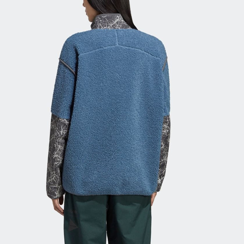Terrex x And Wander Fleece Jacket 'Wonder Steel'