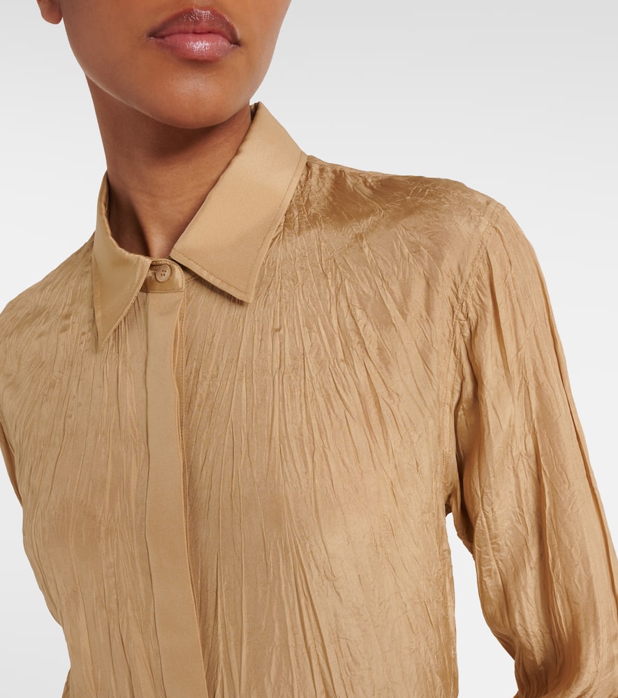 Bold silk shirt