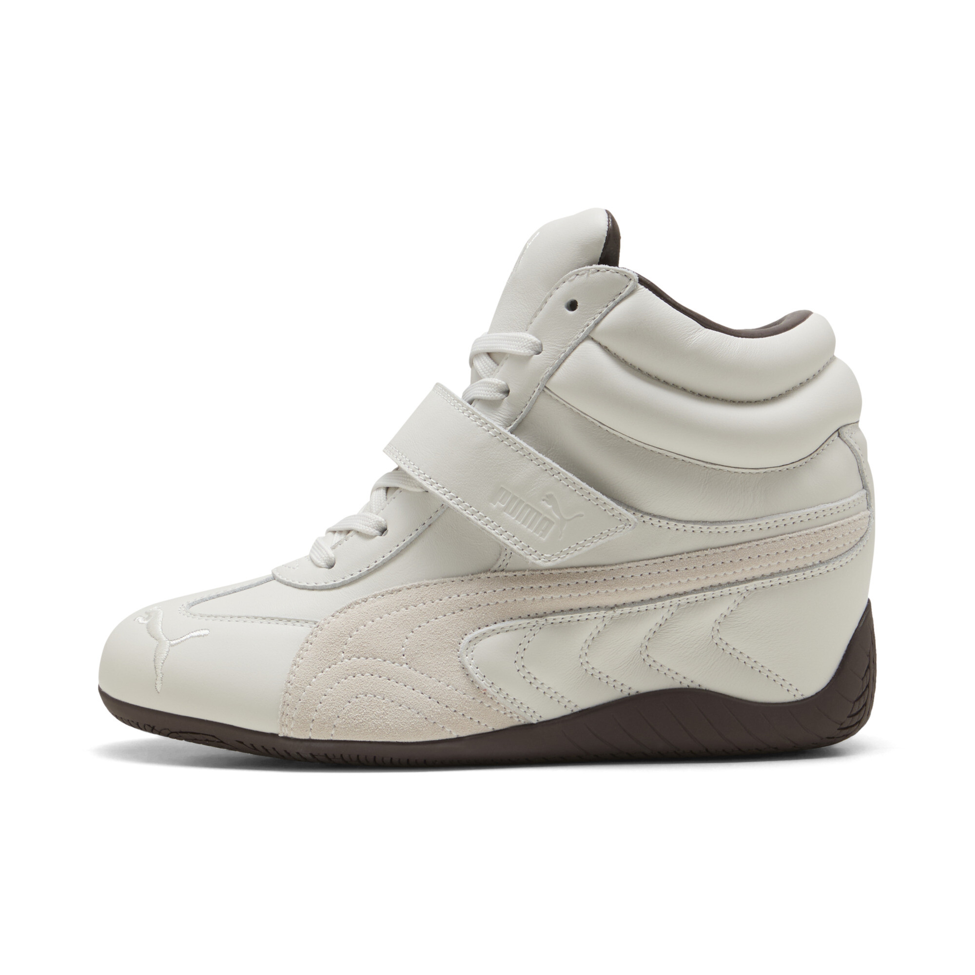 PUMA Speedcat Wedge Leather Women's Sneakers in Grey