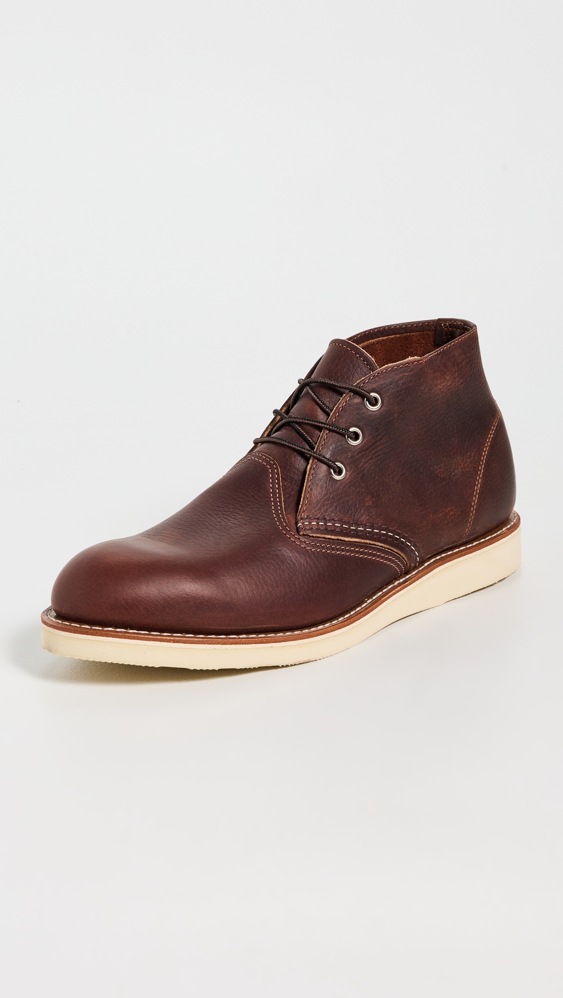 Work Chukka Oil Slick Leather Boots Briar Oil Slick