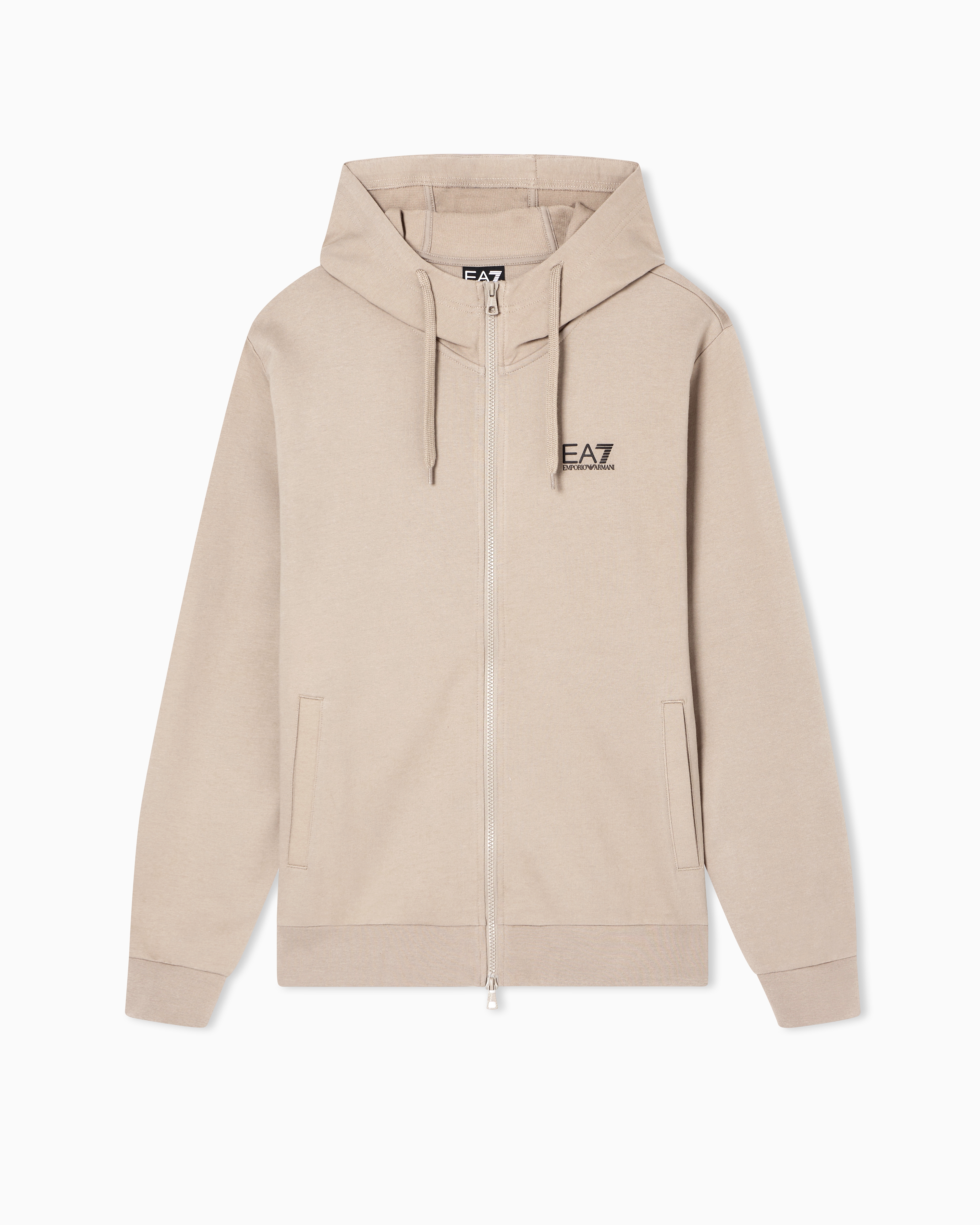 Fleece sweatshirt Core Identity in cotton with a chest logo