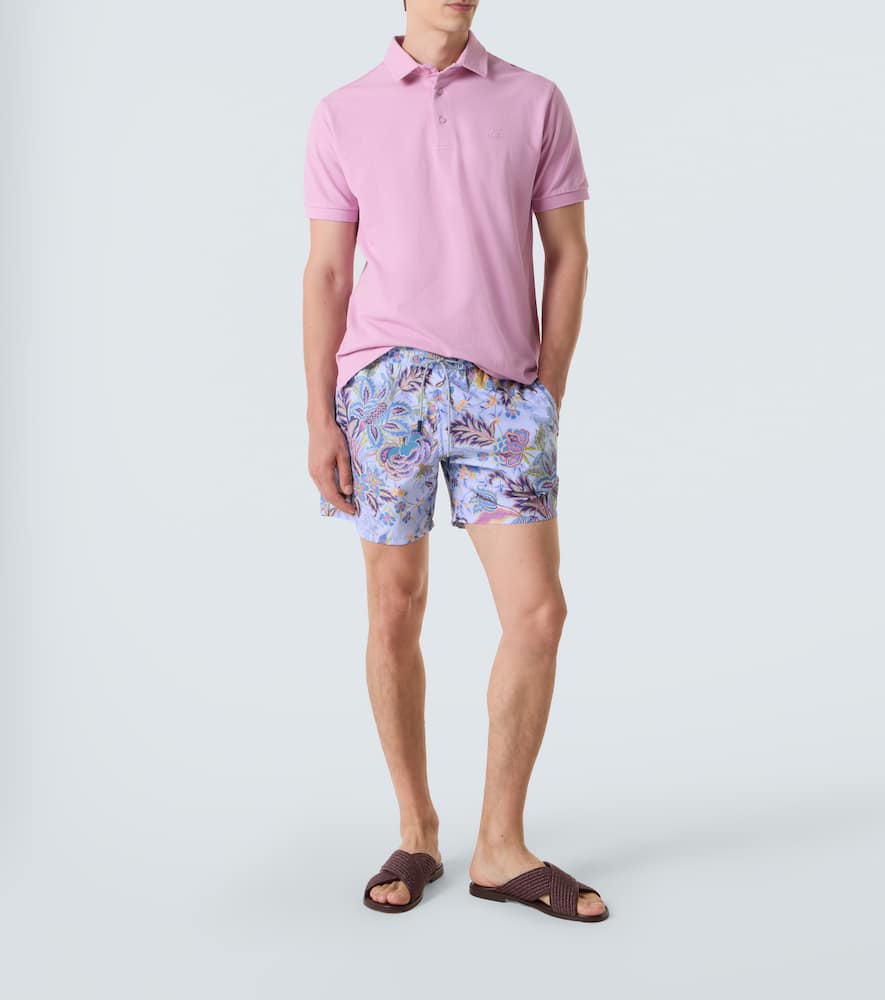 Cotton piqué polo shirt