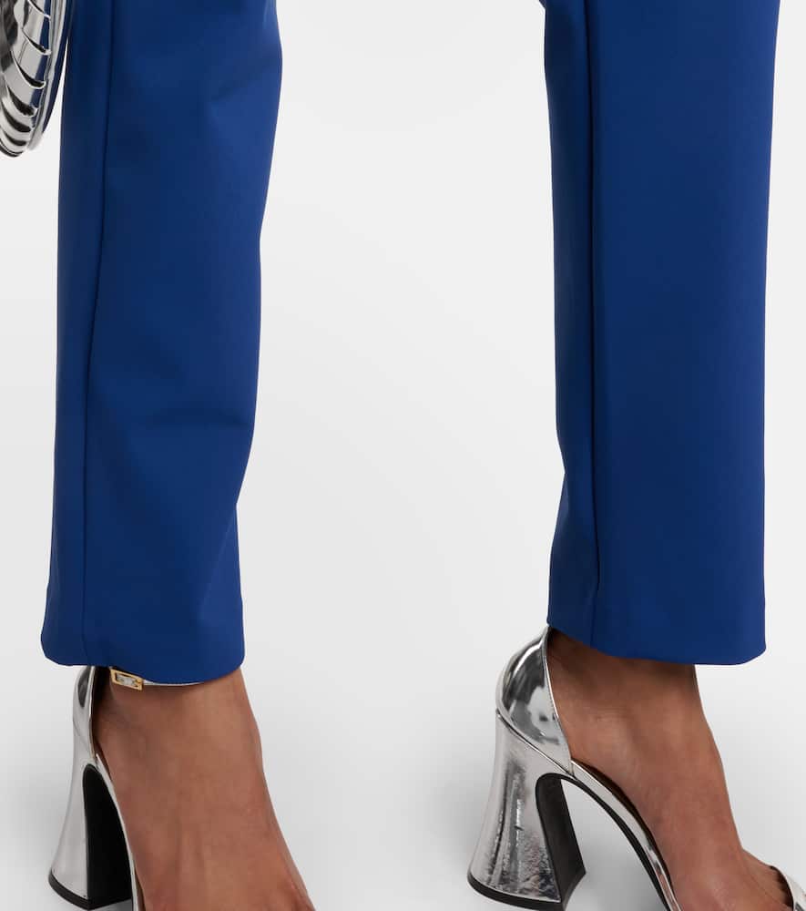 Renzo high-rise cropped slim pants