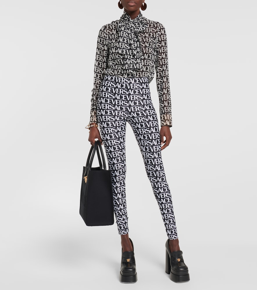 Logo-print leggings