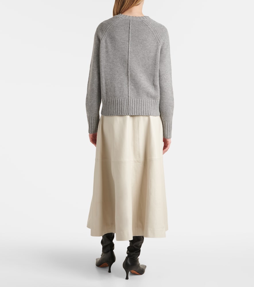 Wool and cashmere sweater