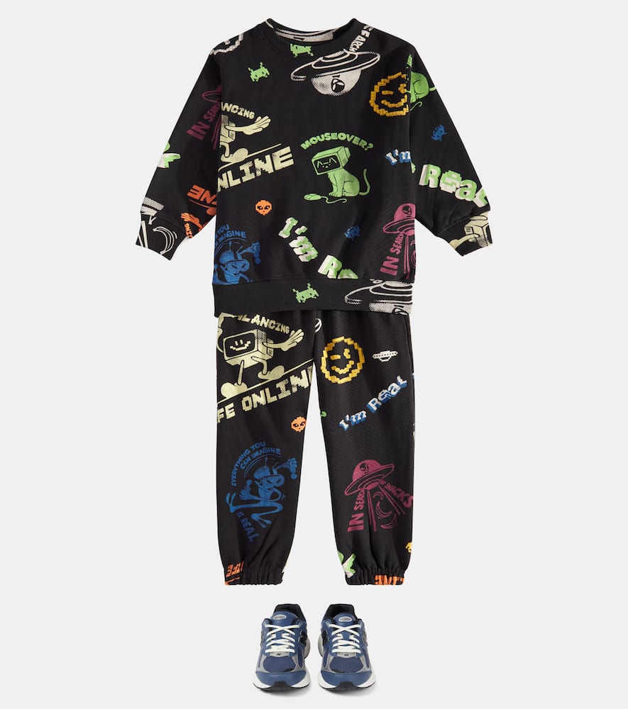 Molo Adan printed cotton jersey sweatpants