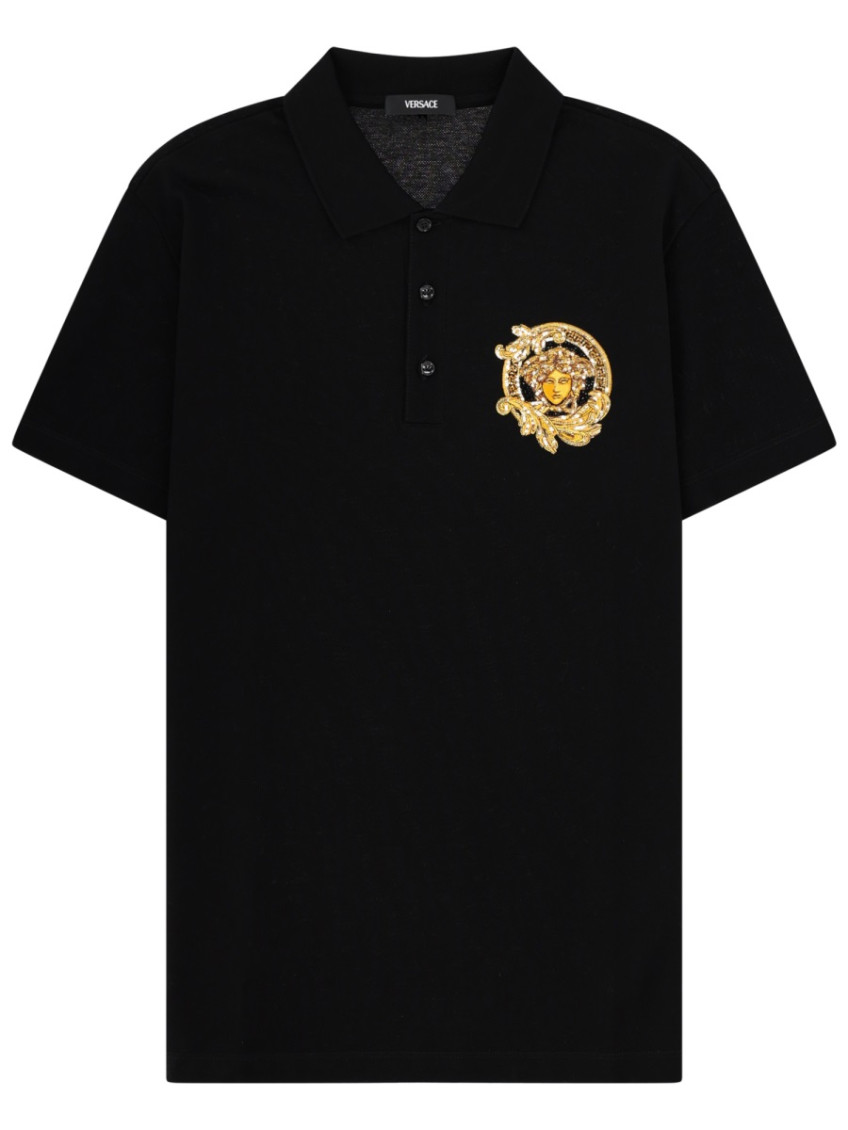 Versace - polo collar short sleeve mens top