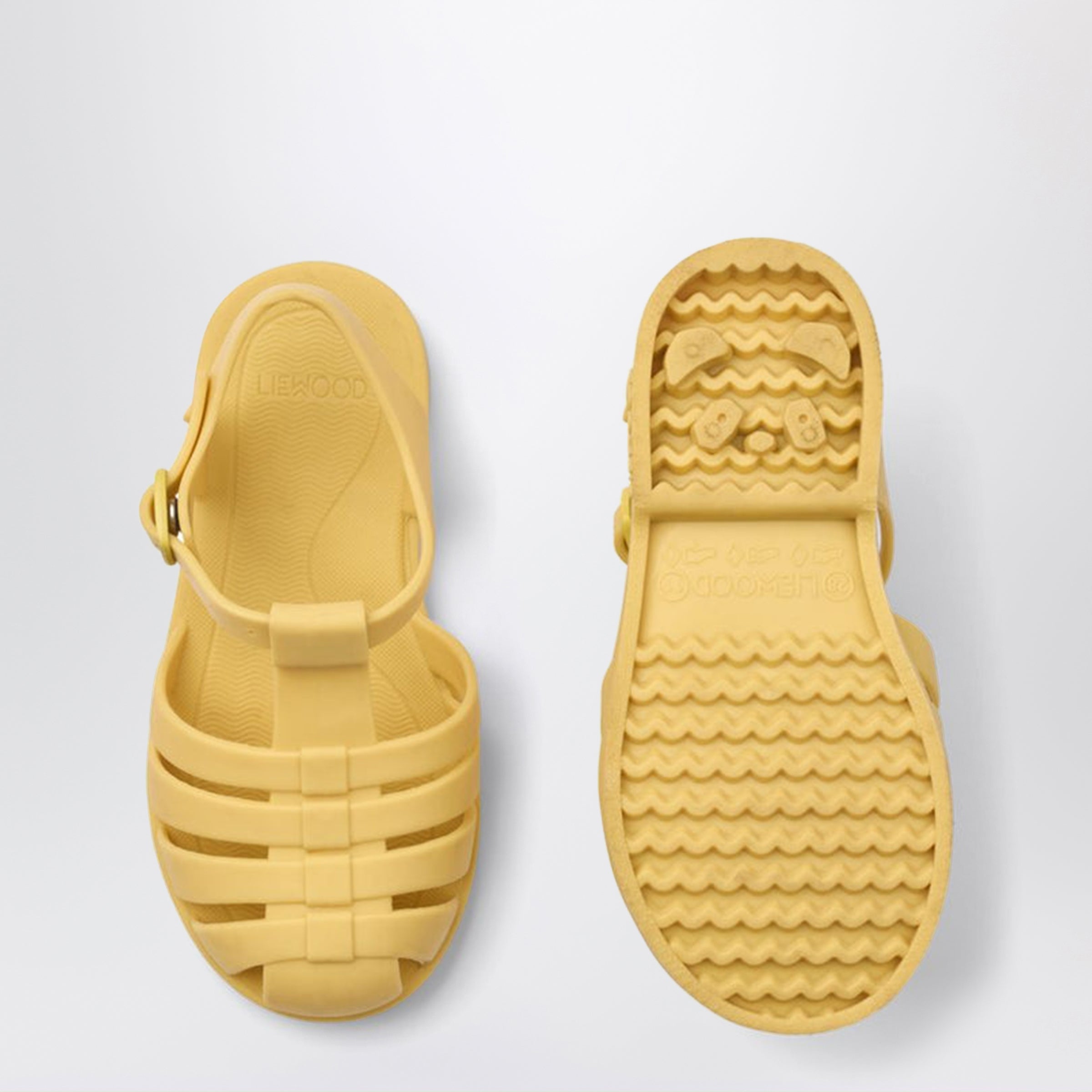 Lemon yellow Bre sandals
