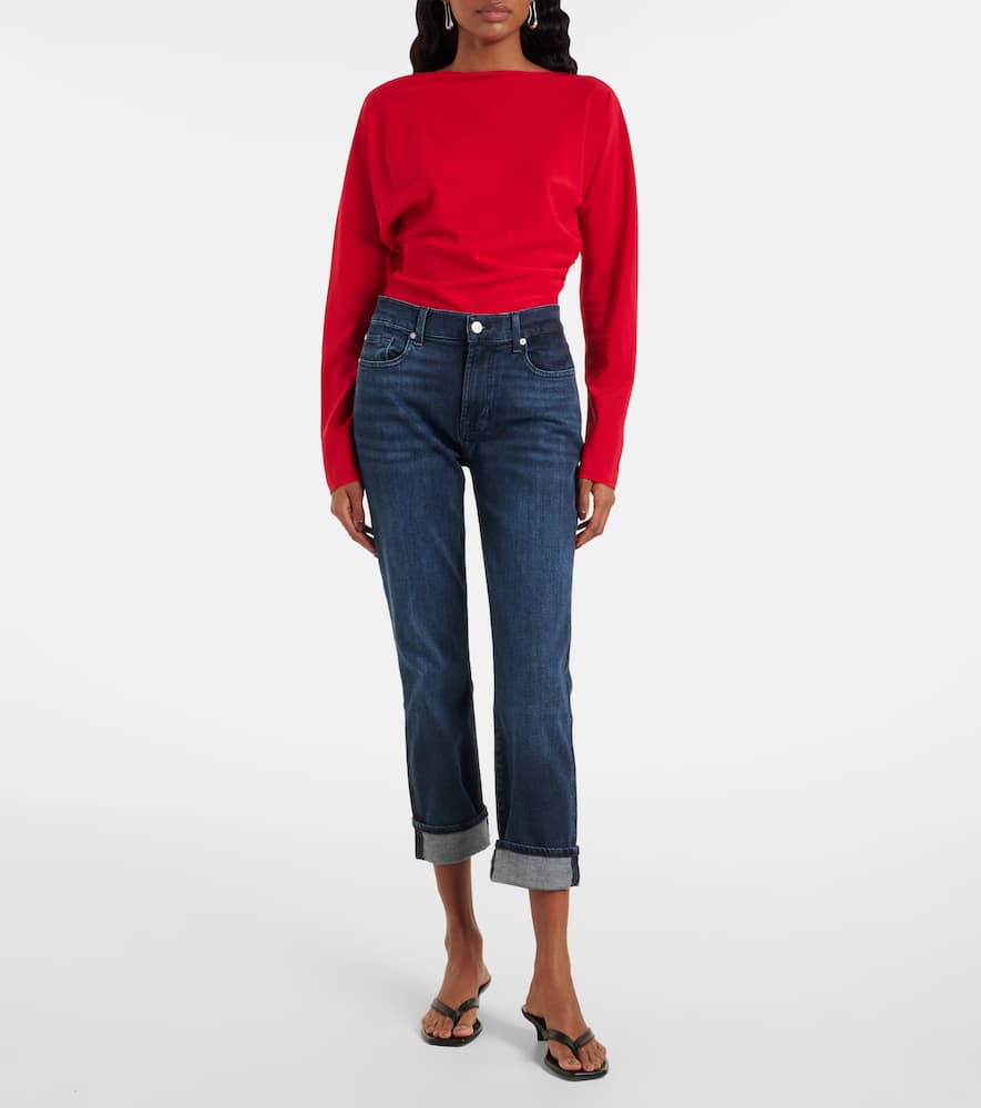 Relaxed Skinny cropped skinny jeans