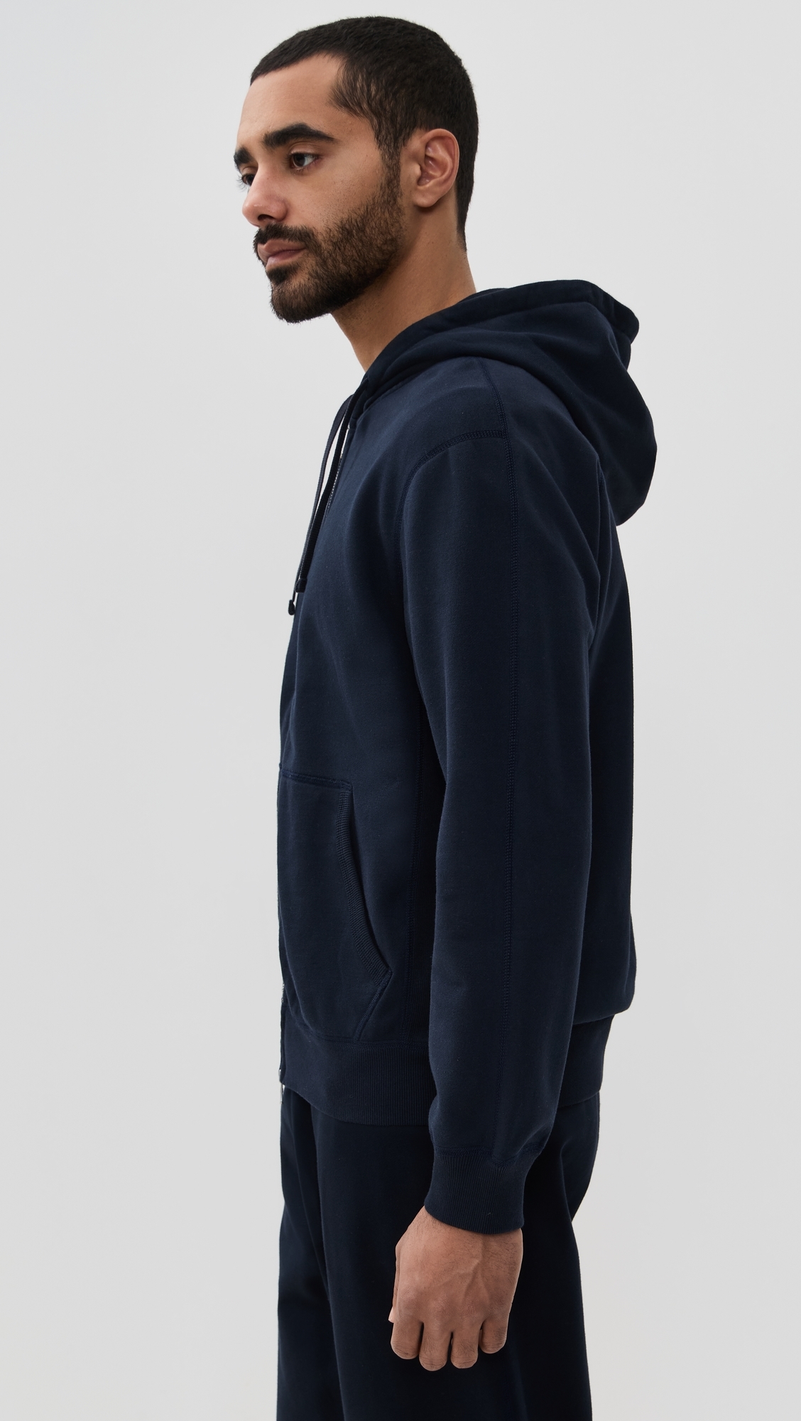 Reigning Champ Mid-Weight Terry Standard Zip Hoodie Navy