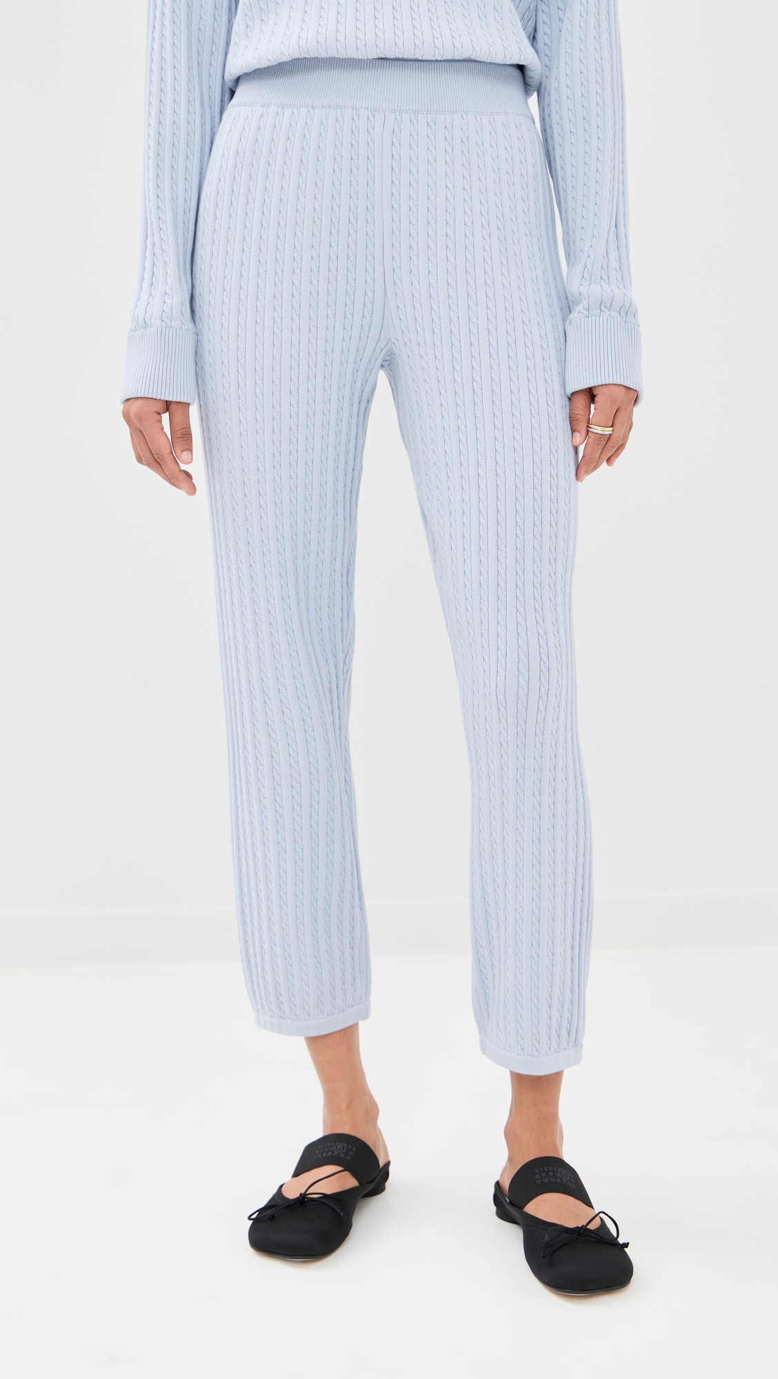 Cable Joggers Blue Haze