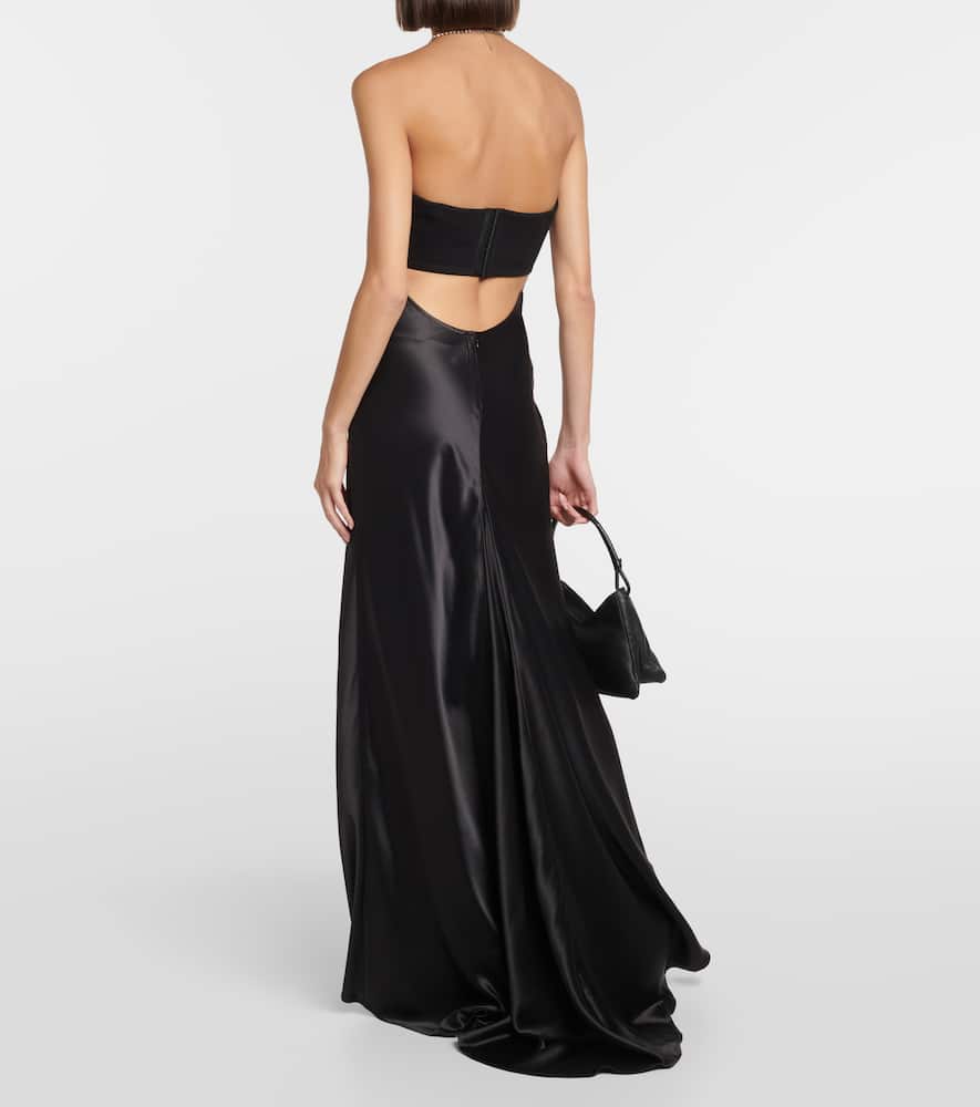 Staud Wayfaring strapless maxi dress