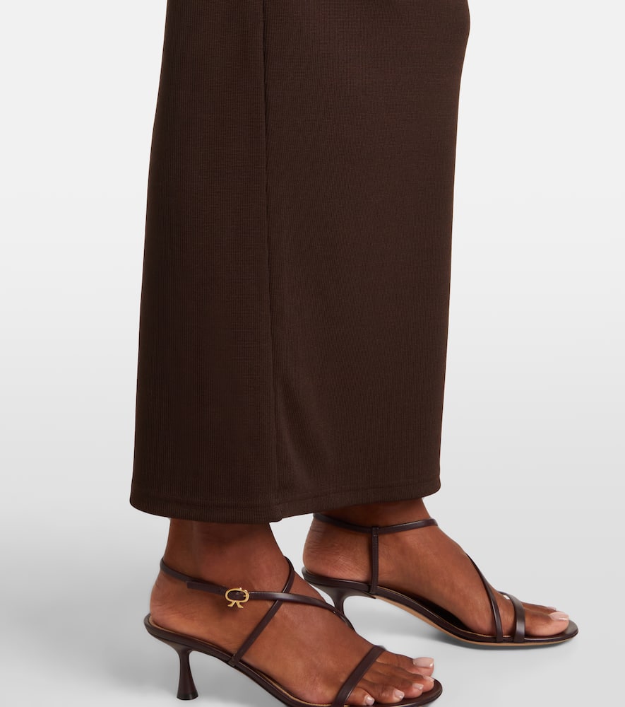 Gathered maxi skirt