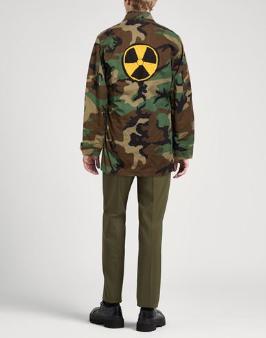Man Jacket Military green Size S Cotton
