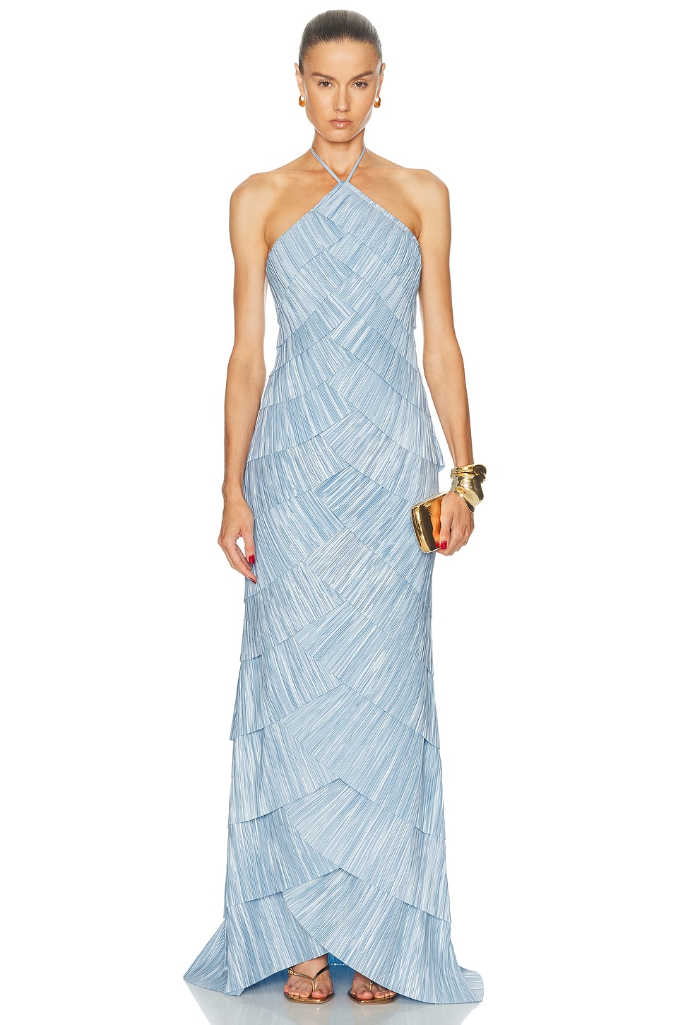 Cult Gaia Marsla Dress in Coastal - Baby Blue. 8 also in