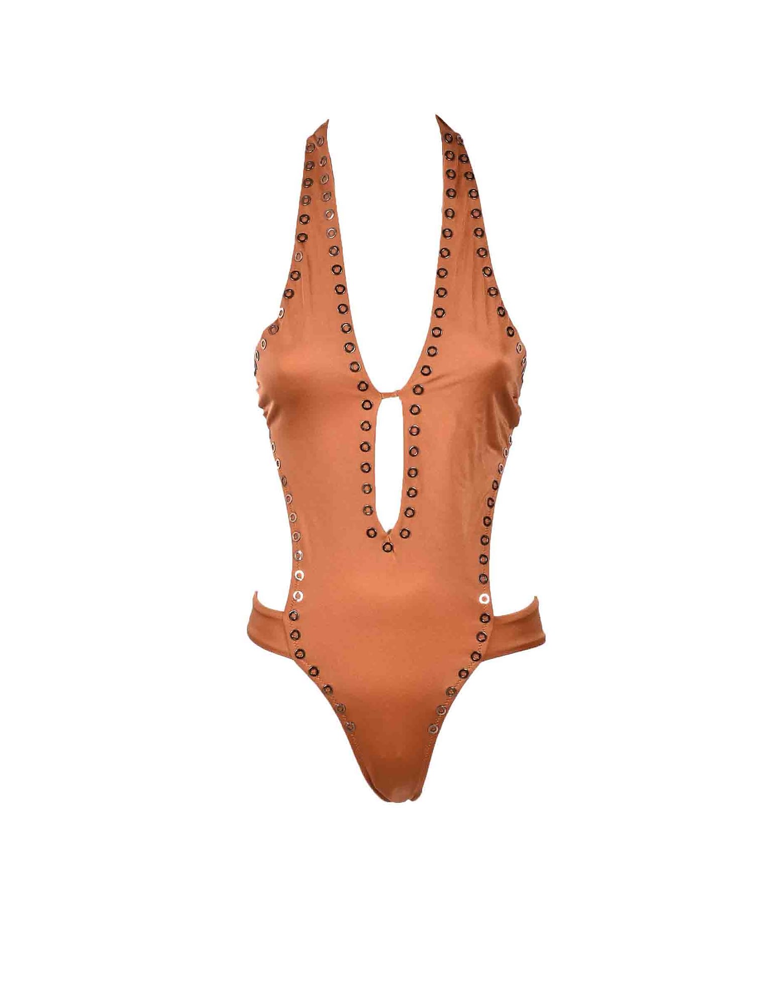 Womens Leather Swimsuit