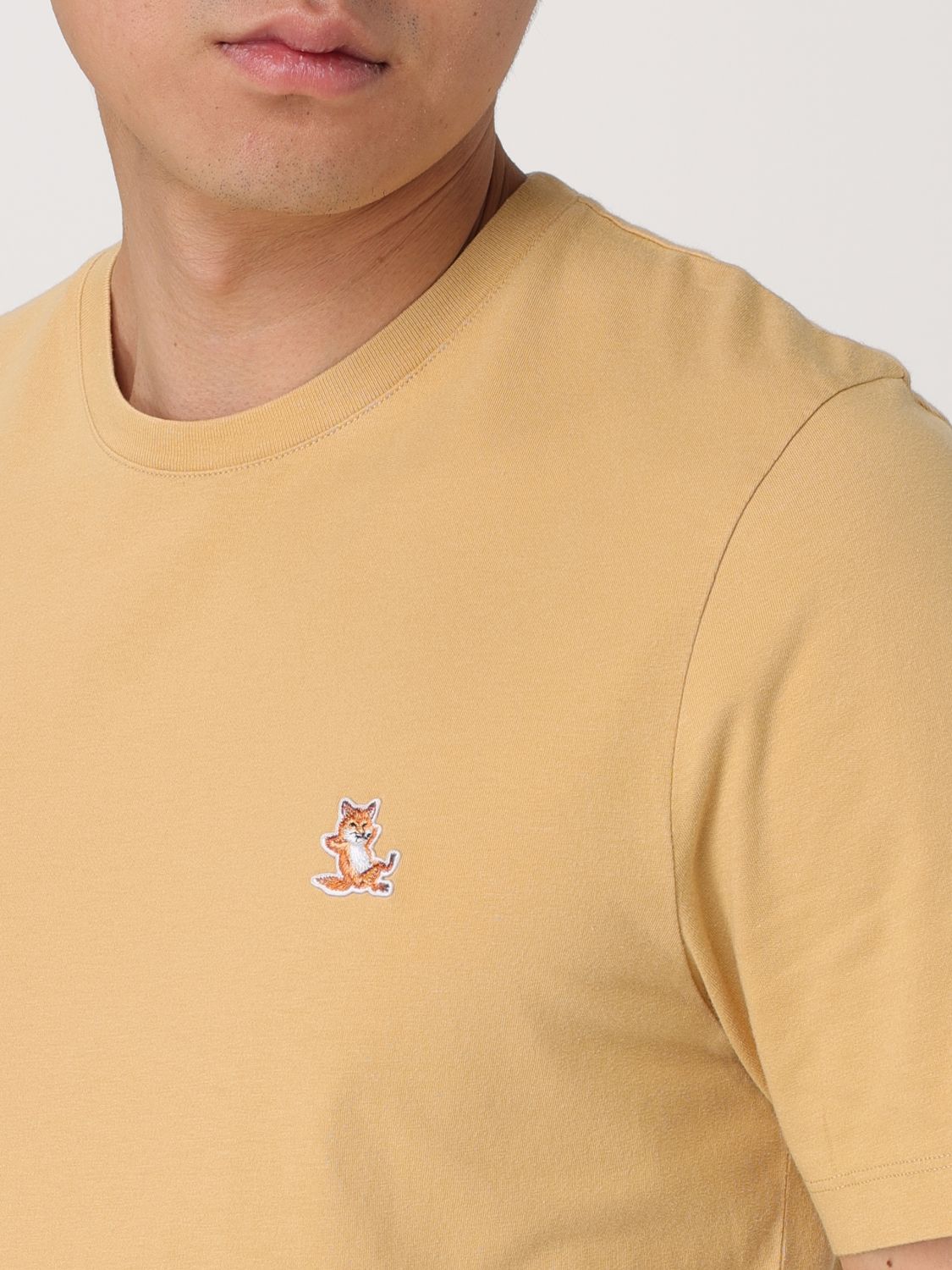 T-Shirt MAISON KITSUNÉ Men color Yellow