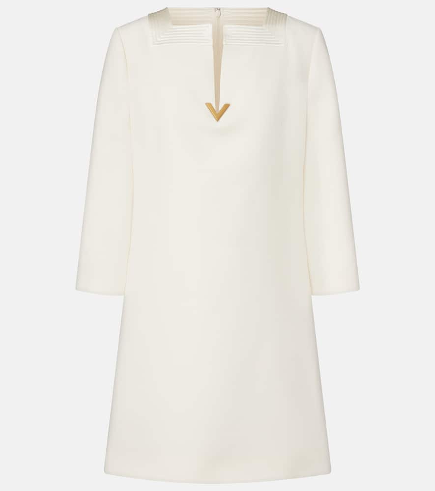 Crepe Couture VGold minidress