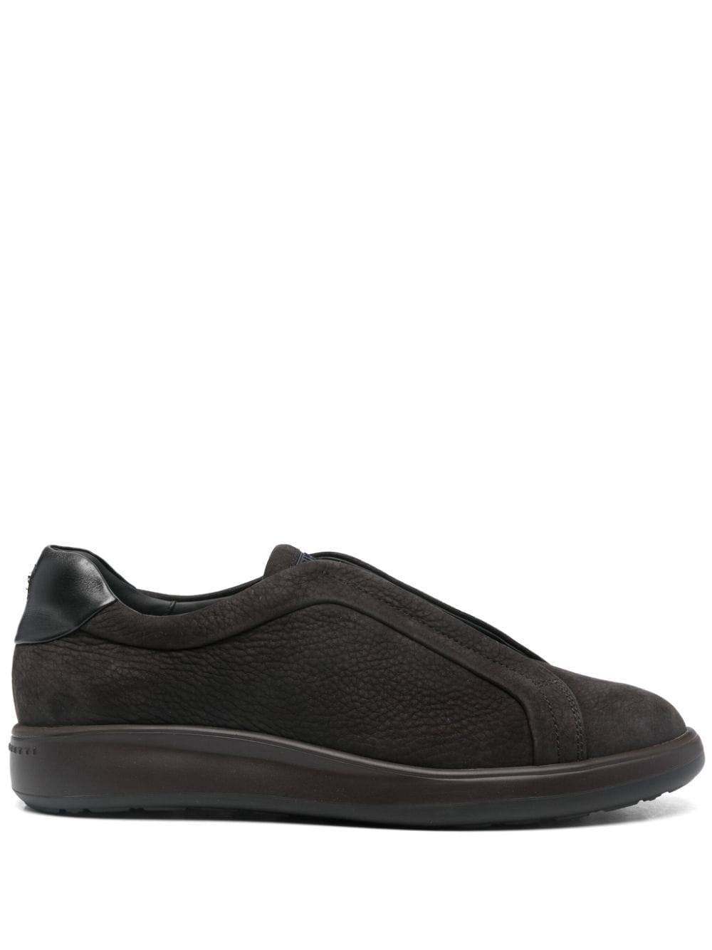Leather sneakers - Brown