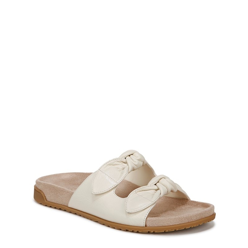 Women's Elara Slide Sandals (Ivory Leather)