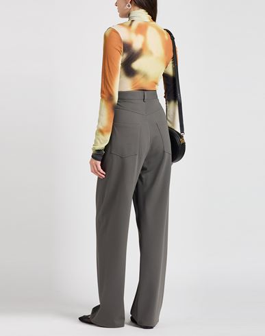 Woman Pants Lead Size 4 Viscose, Polyamide, Elastane