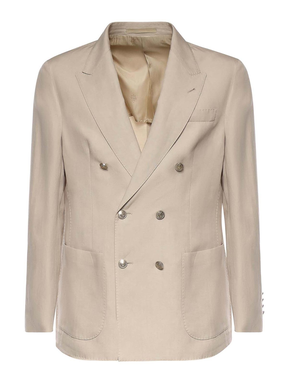 Lyocell And Linen Blend Blazer