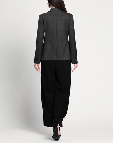 Woman Blazer Charcoal Size 6 Polyester, Viscose, Elastane