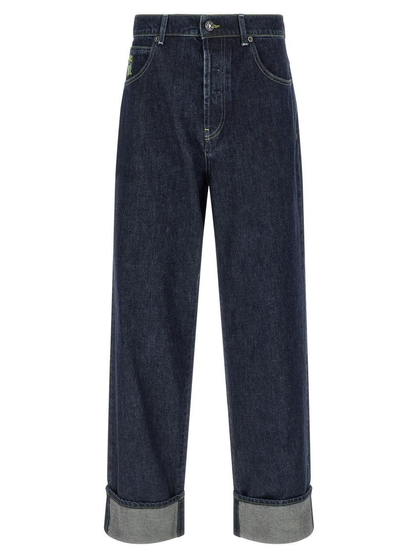 Marni - trousers rolled cuffs belt loops pocket