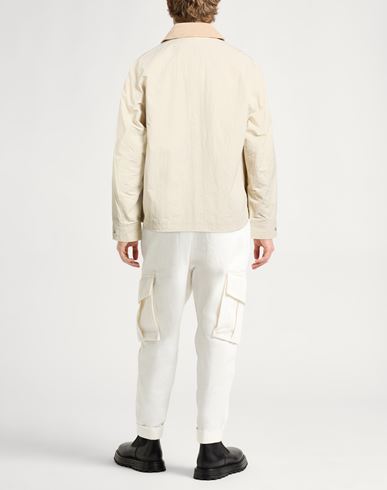 Man Jacket Beige Size L Polyamide