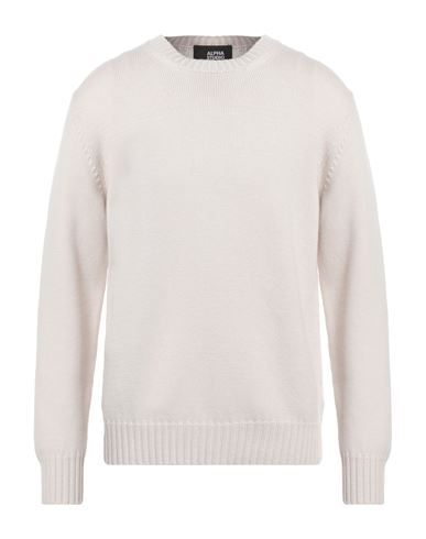 Man Sweater Off white Size 44 Merino Wool