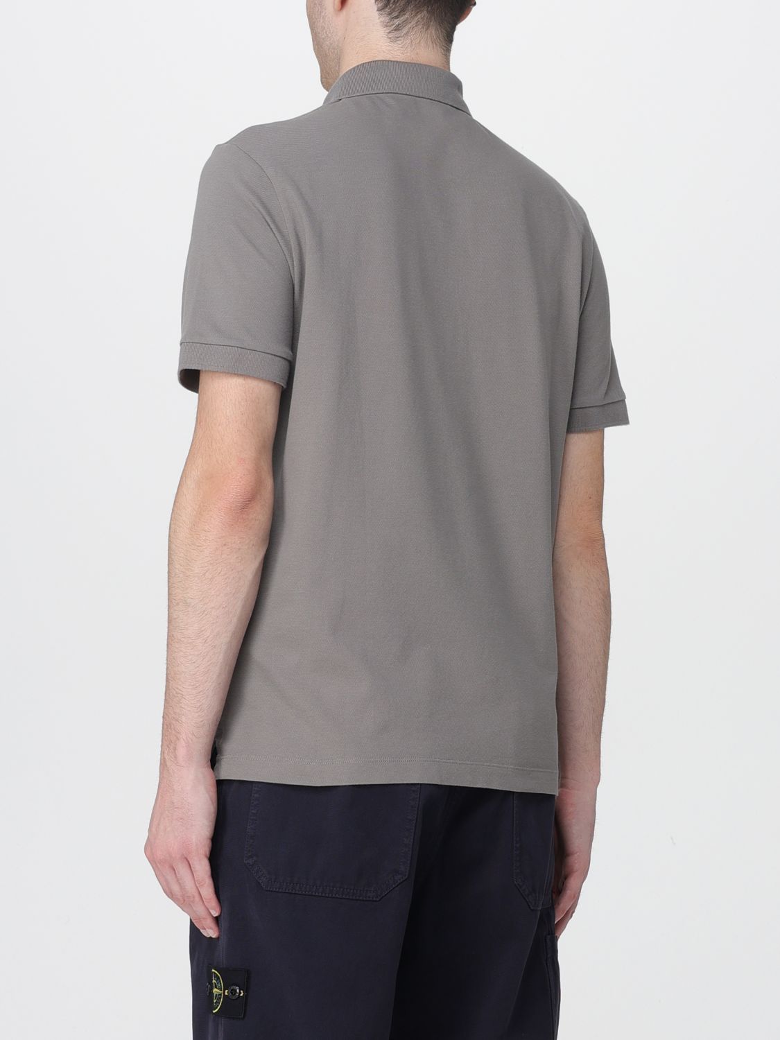 Polo Shirt Men color Grey