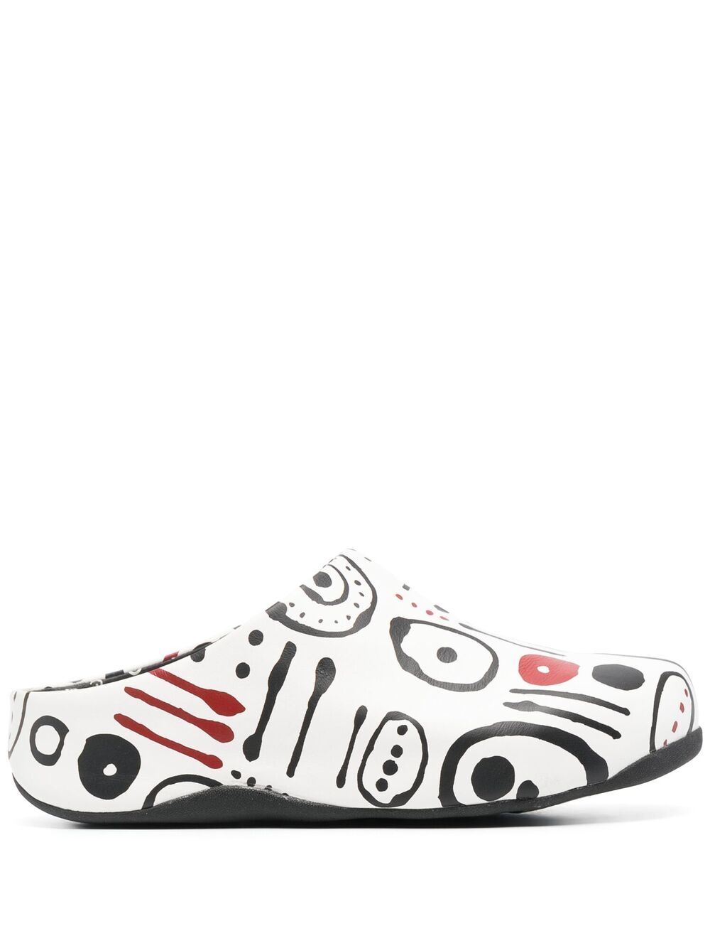 X Fitflop SHUV clogs - White