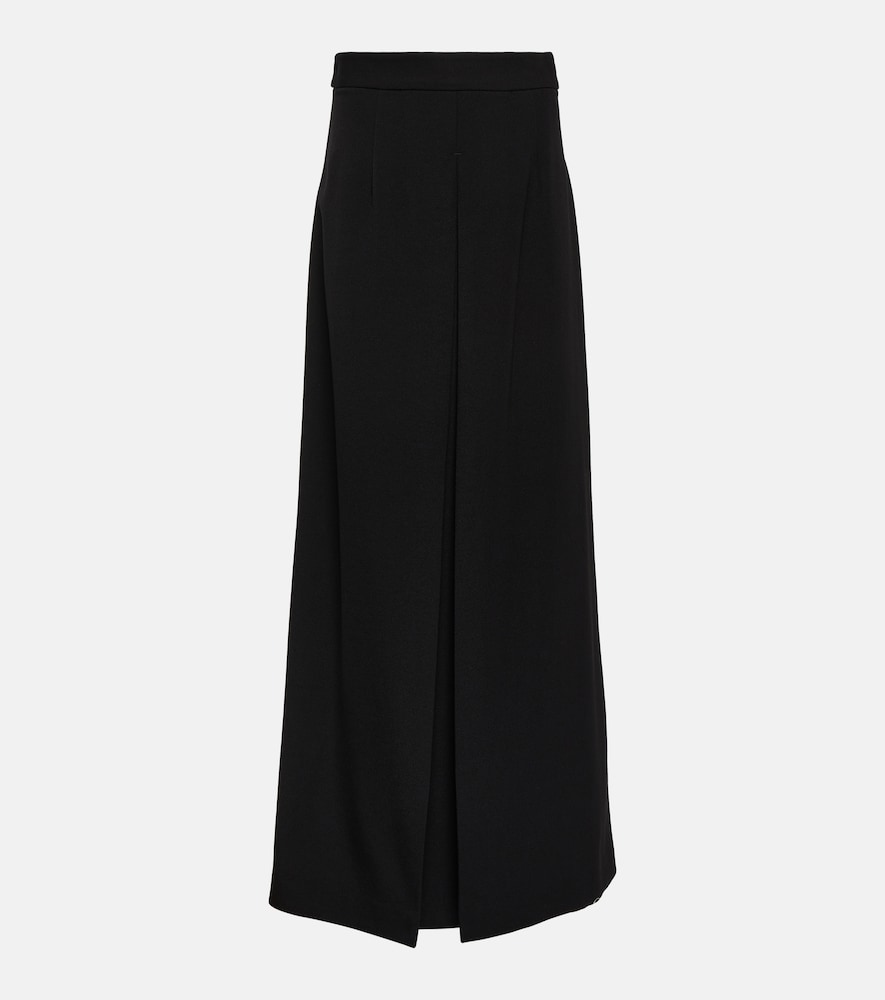 Wool maxi skirt