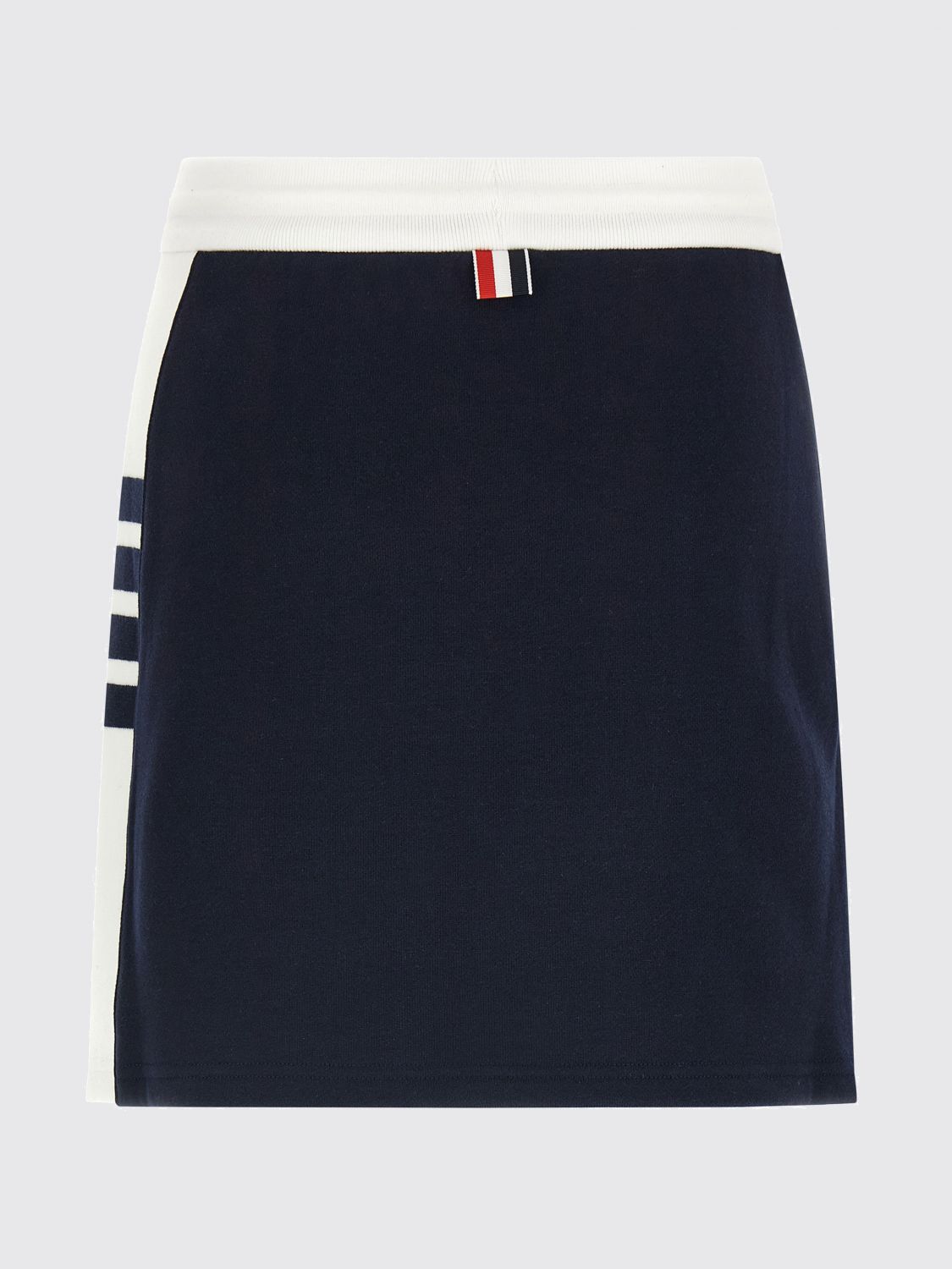4 Bar-stripe mini skirt - Blue