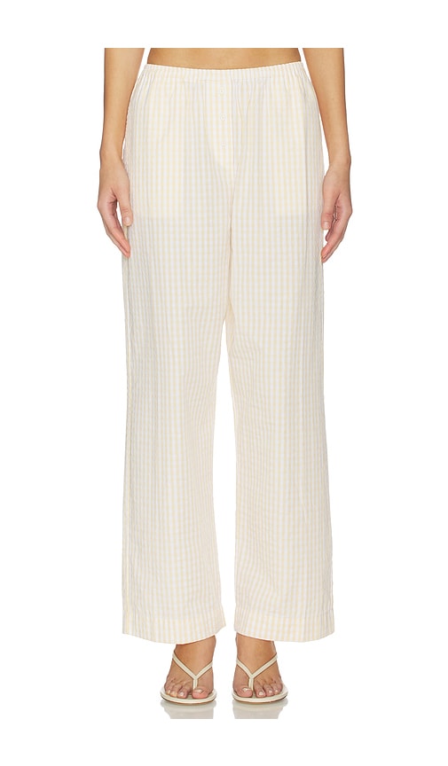 FAITHFULL THE BRAND Paloma Pant in Yellow,White. - XS also in S, M