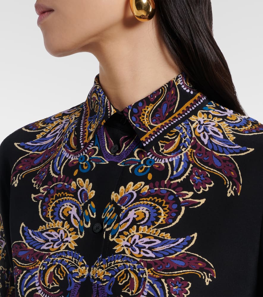 Paisley silk shirt