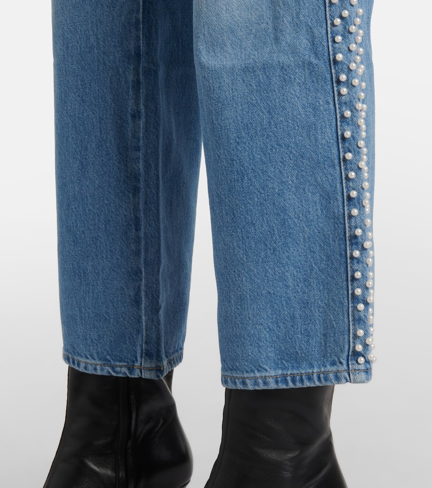 Atelier Le Jane embellished cropped jeans