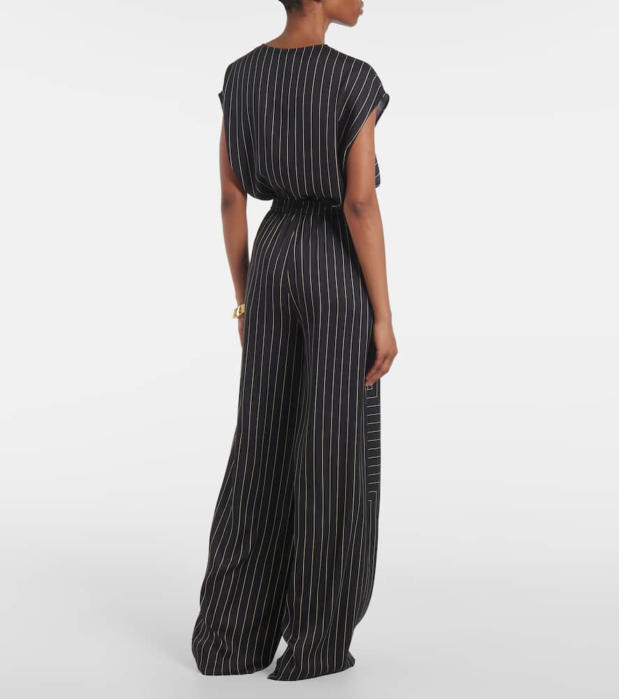 Hulin silk-blend wide-leg pants